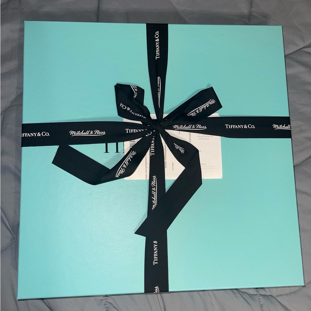 Tiffany x Mitchell & Ness Basketball Jersey Tiffany Blue Lg. IN HAND! Fast Ship